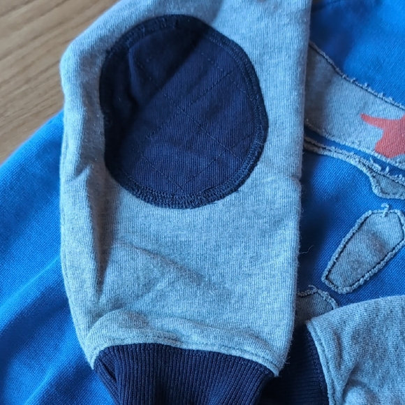 Hanna Andersson - Blue Boys Sweatshirt 100/4T - Picture 6 of 7